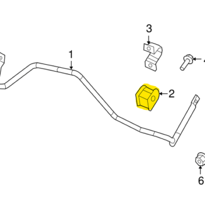 Kit goma barra estabilizadora JEEP PATRIOT, COMPASS 2007-2012 15mm Trasera